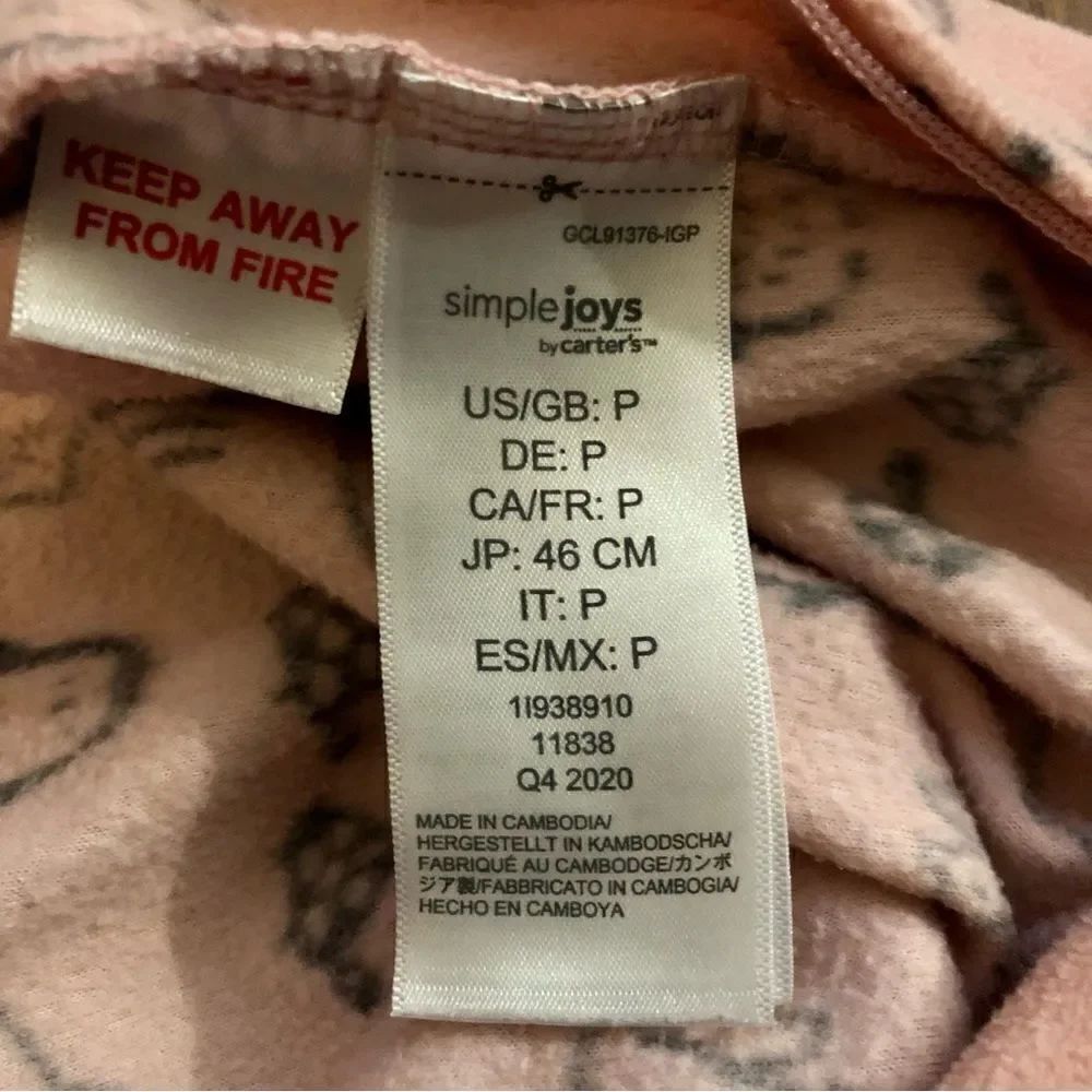 Simple Joy By Carter’s Bundle of Two Footies for Preemies - Picture 8 of 16
